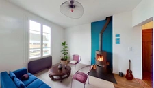 Appartement à vendre  RENNES– VOLNEY / PRAIRIES SAINT-MARTIN - T3  de 64 m² – CHARME DE L’ANCIEN, POÊLE À BOIS, 2 SALLES D’EAU 