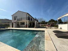 Maison à vendre 9 pièces VILLEMOUSTAUSSOU (11)194m2 habitable, 5 chambres, terrain 1858m2 piscine 