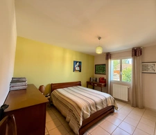 Maison plain-pied à RIEUX MINERVOIS 78m2 habitables, un  gite de 50m2 sur terrain 725m2, piscine