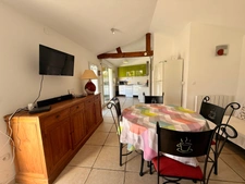 Maison plain-pied à RIEUX MINERVOIS 78m2 habitables, un  gite de 50m2 sur terrain 725m2, piscine
