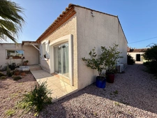 Maison plain-pied à RIEUX MINERVOIS 78m2 habitables, un  gite de 50m2 sur terrain 725m2, piscine