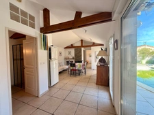 Maison plain-pied à RIEUX MINERVOIS 78m2 habitables, un  gite de 50m2 sur terrain 725m2, piscine