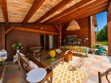 Maison bois 181 m² + maison indépendante 48 m² –  à vendre 7 pièces  ANDON (06)