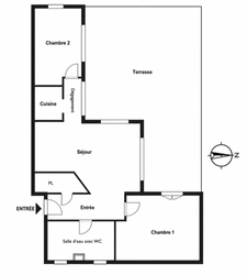 Dpt Alpes Maritimes (06), à vendre ANTIBES Appartement T3 65 m² – Rez-de-jardin, terrasse 40 m² et piscine