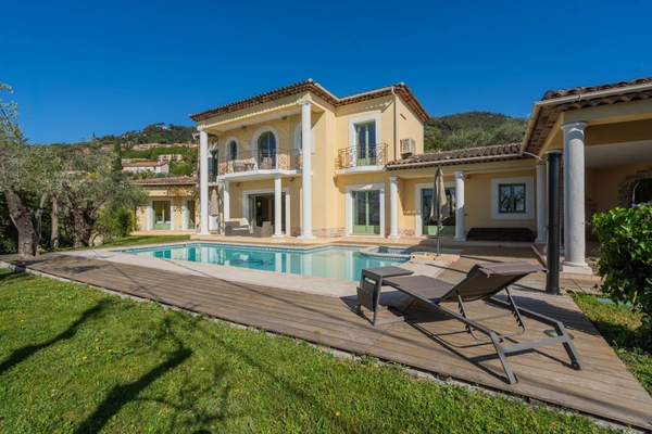 Villa contemporaine de prestige – Vue mer – Piscine chauffée & jacuzzi – Saint-Jean Grasse
