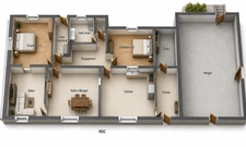 Maison à vendre 6 pièces - Dépendances - 4932 m²