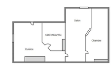 Appartement 32 m² - 1 chambre - Angers centre