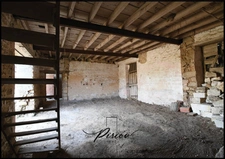 Ensemble immobilier en pierres, maison et dépendances, 4 600 m²