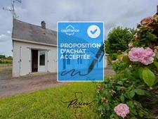 Pavillon plain pied, 3 chambres, 1230 m² de terrain clos de murs