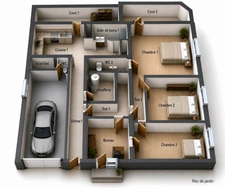 Maison familiale au coeur de Doué la Fontaine - Potentiel de 6 chambres 