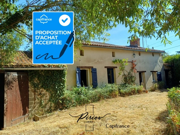 Jolie petite maison de campagne à restaurer - 2730 m² de terrain sans vis à vis