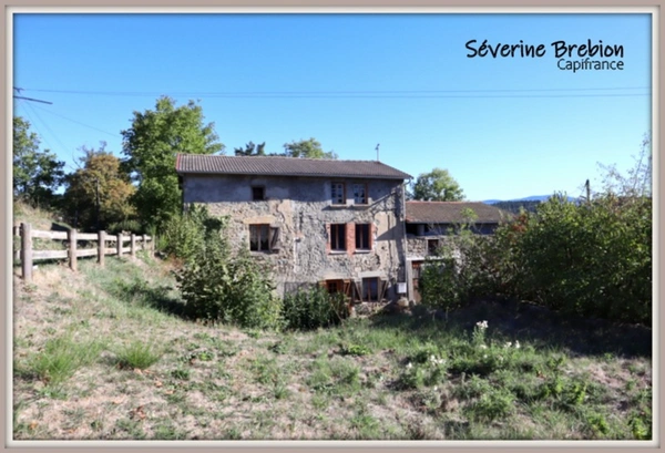 Maison 4 chambres, 3 granges, terrain de 1200 m², CELLES SUR DUROLLE (63)