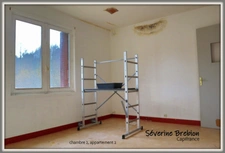 Immeuble vide composé de 2 appartements, 2 garages et un terrain à vendre CHABRELOCHE (63)