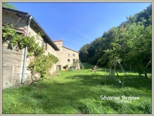 🏡 Maison rénovée en pierre de 166 m², 4 chambres, vaste séjour, dépendance, assainissement OK, avec ancien moulin et terrain de 1,8 hectare à Saint-Rémy-sur-Durolle