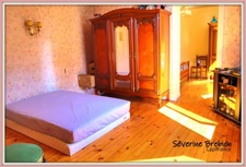 Ensemble immobilier avec une maison, 2 appartements loués, 2 garages, 3 ateliers à Chabreloche.