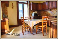 Ensemble immobilier avec une maison, 2 appartements loués, 2 garages, 3 ateliers à Chabreloche.