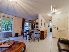 SCIENTRIER – T2 en rez-de-jardin avec terrasse, jardin et garage