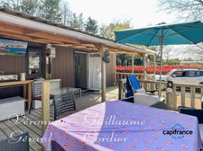 Mobil-Home de 32 M² de 2019, confortable avec belle terrasse et parcelle privative a vendre séparément en PRL.