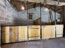 Belle Girondine avec Gîte et boxes pour chevaux à SAINT CHRISTOPHE DE DOUBLE sur 12000M² de terrain. 