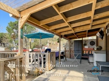 Mobil-Home de 32 M² de 2019, confortable avec belle terrasse et parcelle privative a vendre séparément en PRL.