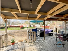 Mobil-Home de 32 M² de 2019, confortable avec belle terrasse et parcelle privative a vendre séparément en PRL.