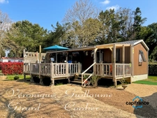 Mobil-Home de 32 M² de 2019, confortable avec belle terrasse et parcelle privative a vendre séparément en PRL.