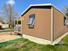 Mobil-Home de 32 M² de 2019, confortable avec belle terrasse et parcelle privative a vendre séparément en PRL.