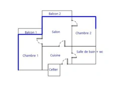 Appartement T3 chemin des essarts GRENOBLE (38)