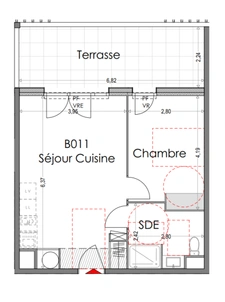 Appartement à vendre 2 pièces avec terrasse SAINT REMY DE PROVENCE (13)