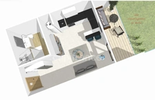 Saint-Rémy-de-Provence – Studio en rez de chaussée avec jardin