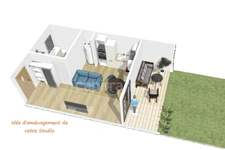 Saint-Rémy-de-Provence – Studio en rez de chaussée avec jardin