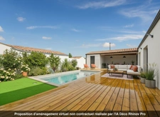 Maison contemporaine de standing – 145 m² environ – Piscine chauffée – Andilly 