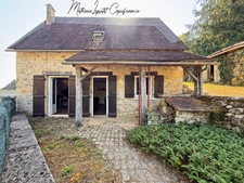 Maison en pierre apparente à vendre 3 pièces LA BACHELLERIE (24)  72 m² – 2 chambres – terrain 1744 M²