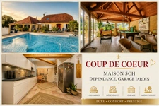 Maison à vendre 7 pièces IDRON (64) 5 Chambres / Annexe / Piscine / Garage / Jardin