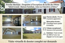 Maison avec Extension et Grange attenante aménagée à Vendre Escoubes.