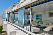 Panoramic view of the sea and resort