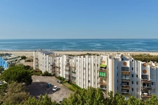 Panoramic view of the sea and resort