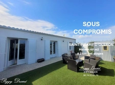 Maison à vendre 3 pièces SAINT PIERRE D'OLERON (17) - Plain-pied - 60 m2 habitables - 2 chambres 