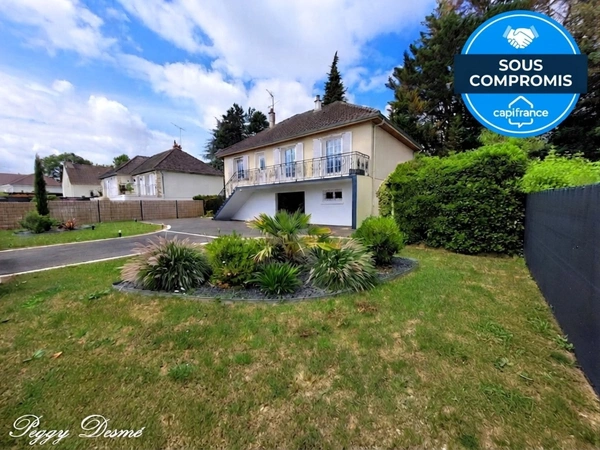 Maison à vendre 6 pièces CHAMBRAY LES TOURS (37) - Double séjour, Cuisine équipée, 4 chambres, 2 salles d'eau, Garage