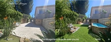 House for sale in CEYRESTE (13), village within walking distance, sea view, 3 bedrooms, terrace, garden, carport, workshop 
