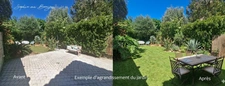 House for sale in CEYRESTE (13), village within walking distance, sea view, 3 bedrooms, terrace, garden, carport, workshop 
