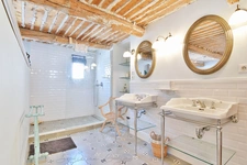 350 sqm 19TH CENTURY STONE-BUILT VILLAGE HOUSE for sale, 7 bedrooms, garden, swimming pool, garage, near LOURMARIN