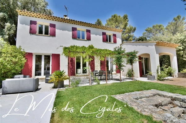 Maison à vendre 7 pièces SAINT MARC JAUMEGARDE (13), de 140 m² sur plus de 1 400 m², 4 chambres, au calme