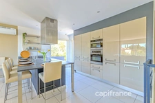 House for sale in CEYRESTE (13), village within walking distance, sea view, 3 bedrooms, terrace, garden, carport, workshop 