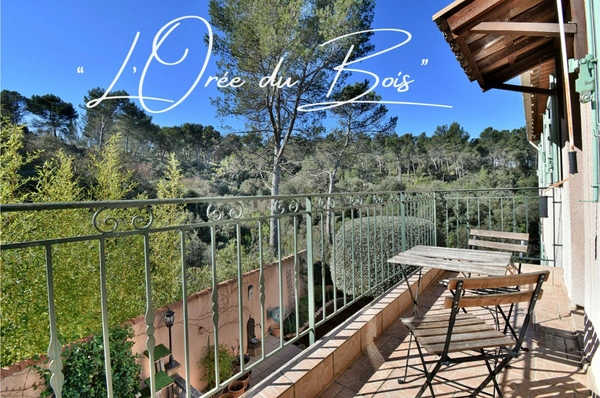 Maison à vendre à pied du village BOUC BEL AIR (13), vue nature, 160 m2, 5 chambres, piscine, jardin 500 m2, sous-sol
