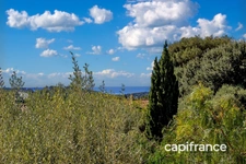 House for sale in CEYRESTE (13), village within walking distance, sea view, 3 bedrooms, terrace, garden, carport, workshop 