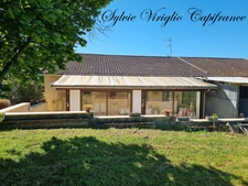 Maison de plain-pied - 5 pièces - 3 chambres - SAINT PIERRE D'EYRAUD (24) - Terrain 35251 m²