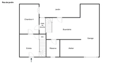 Maison 6 pièces avec jardin proche centre-ville