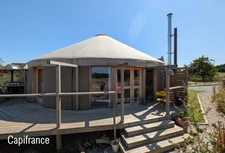 La Gacilly : maison yourte atypique, lumineuse et éco-conçue au calme de la campagne.