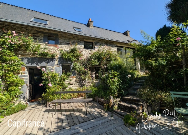 Maison en pierre - charme - grand terrain - CARENTOIR - LA GACILLY (56)
